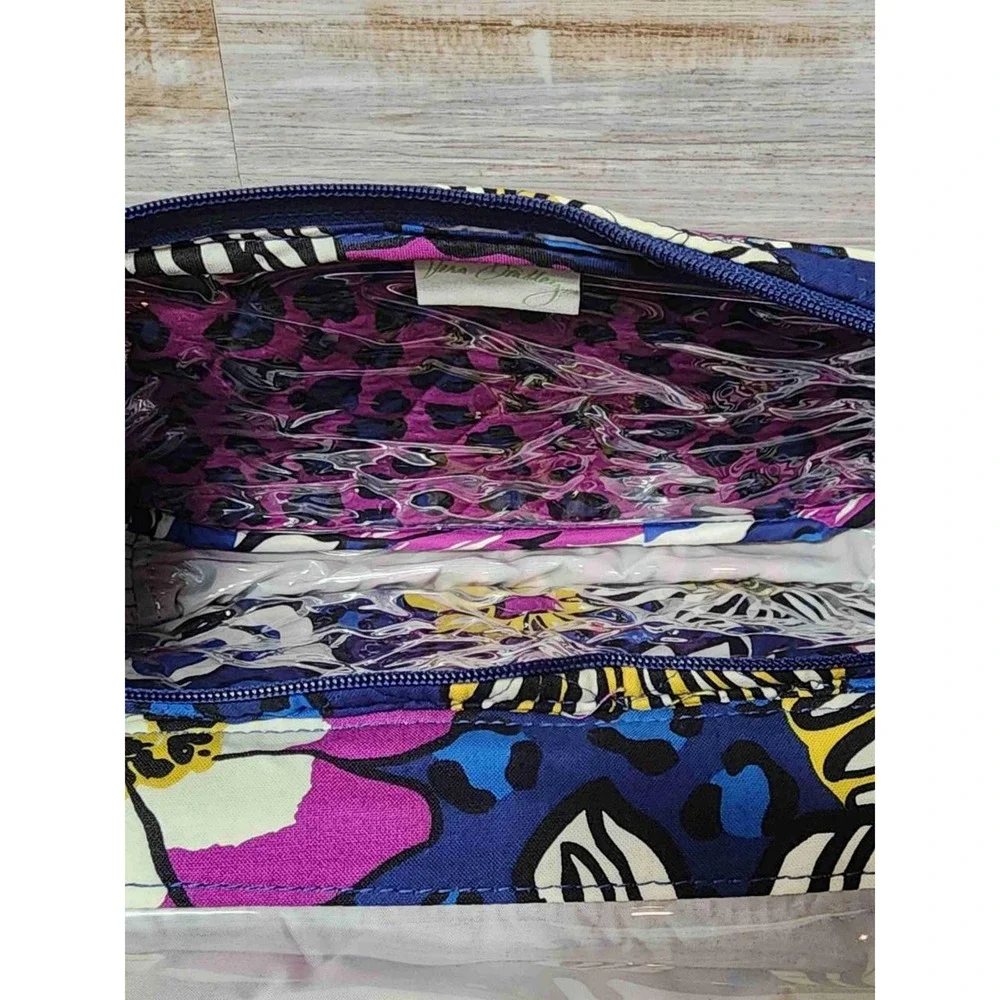 Vera Bradley African Violet Hanging Organizer Quilted Floral Trvl Bag 11026-165 - Picture 4 of 7